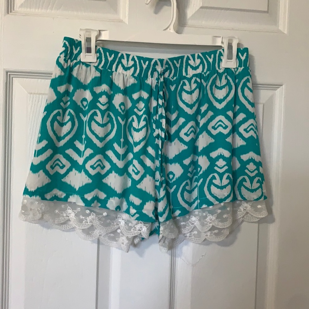 A. Peach shorts